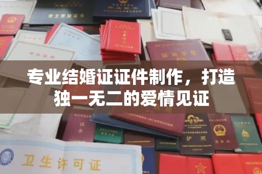 燕郊专业结婚证证件制作，打造独一无二的爱情见证