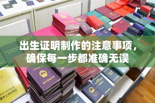 燕郊出生证明制作的注意事项，确保每一步都准确无误